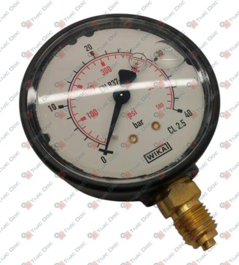 MANOMETRO 0-40 BAR ATTACCO VERTICALE 1/4" - SABA AGRISERVICE GEST - 8910040