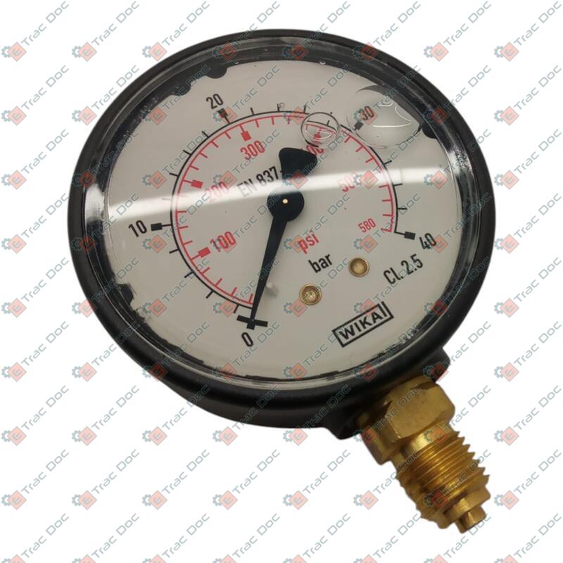 MANOMETRO 0-40 BAR ATTACCO VERTICALE 1/4" - SABA AGRISERVICE GEST - 8910040