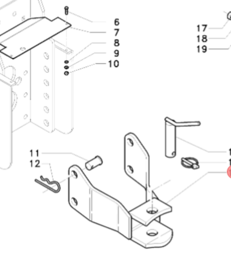 GANCIO DI TRAINO STANDARD SERIE ERGIT - ANTONIO CARRARO - 35016054