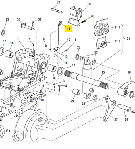 TRANSMISSION OIL LEVEL ROD - BCS - 58179483