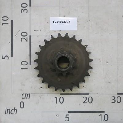 INGRANAGGIO DOPPIO A 10 E 23 DENTI PER RULLO LISCIO - FERABOLI - B03400287R