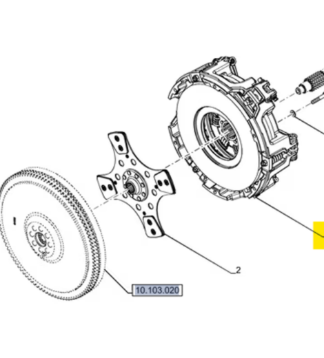 CLUTCH PRESSURE PLATE 11' - CNH Originale - 84342957