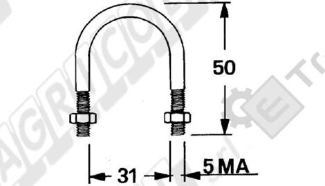 CAVALLOTTO LEGATORE TIPO GALLIGNANI - NEW HOLLAND - SGORBATI - L'AGRICOLA RICAMBI - 60101
