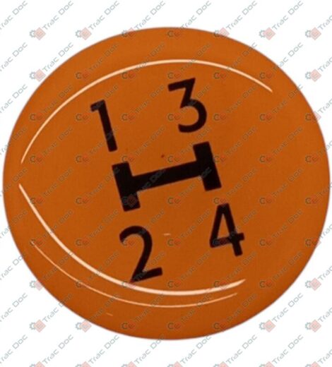 TARGHETTA LEVA 4 MARCE - CNH Originale - 5092927