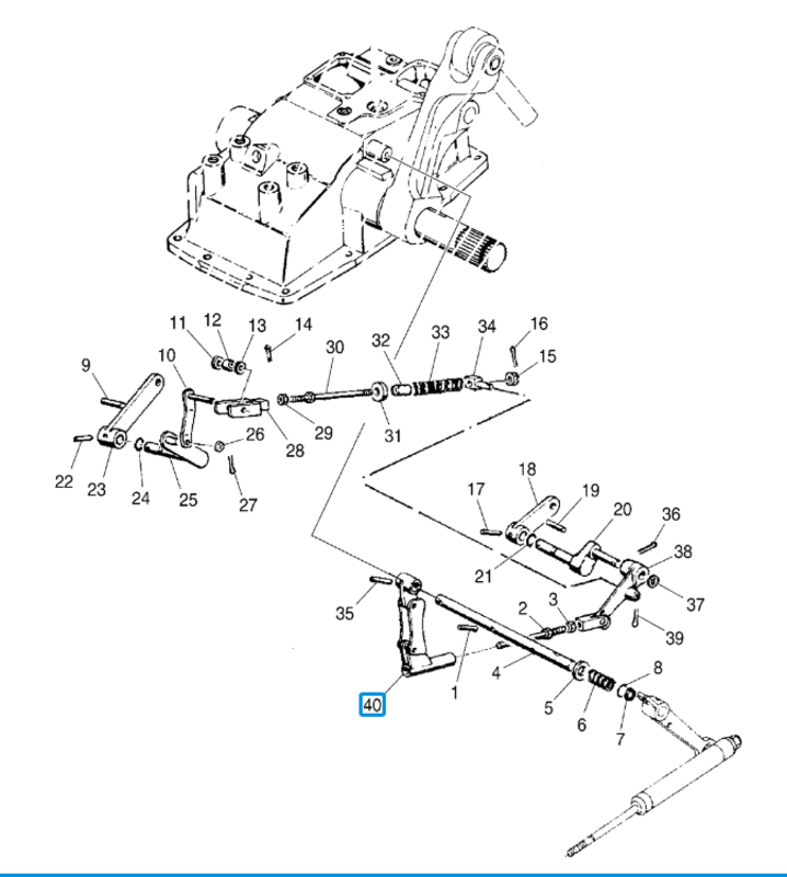 LEVA INTERNA SOLLEVATORE - LANDINI - 1425380M92 - immagine 2
