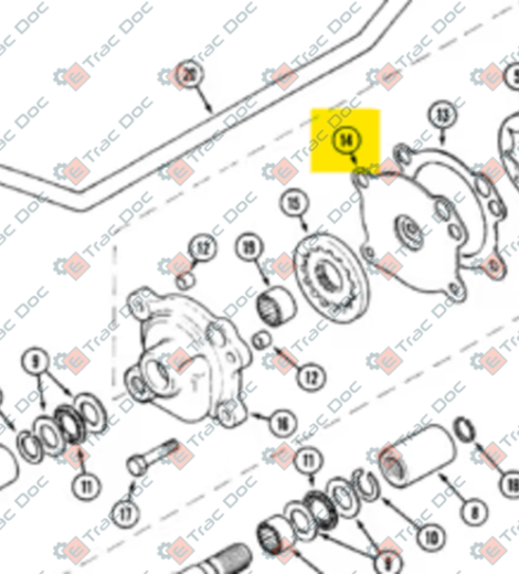 OIL PUMP BOTTOM - LANDINI - A188691