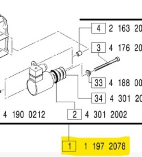 12V ELECTROMAGNETIC SWITCH. ENGINE STOP - VM MOTORI - 11972078F