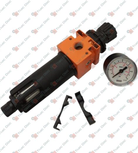 COMPLETE PRESSURE REGULATOR THREADED CONNECTION 1/4" = 13 mm. - CERMAG - 21001