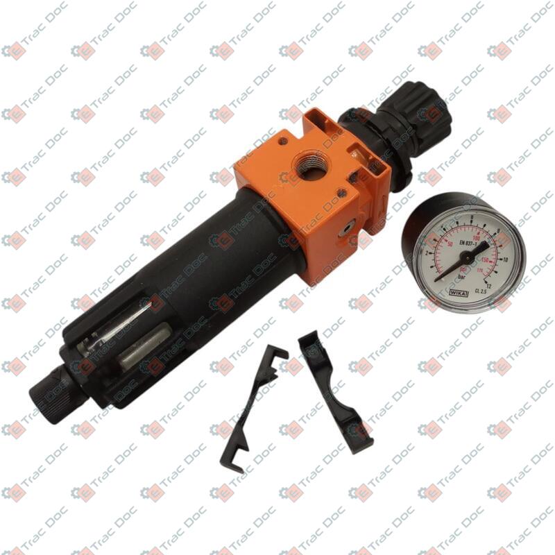 REGOLATORE DI PRESSIONE COMPLETO ATTACCO FILETTATO 1/4" = 13 mm. - CERMAG - 21001