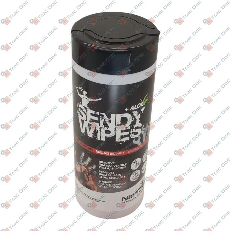 PROFESSIONAL EXTRA STRONG NO-RINSE WET HAND WIPES - CERMAG - 21067