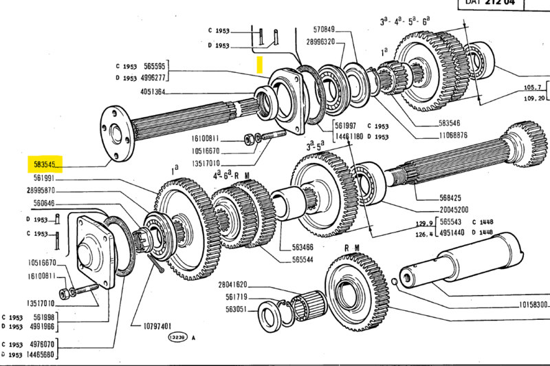 ALBERO PRIMARIO CAMBIO - AFTERMARKET - 583545