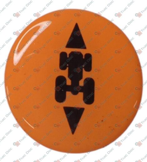 TARGHETTA POMELLO LEVA INVERTITORE - CNH Originale - 5092933