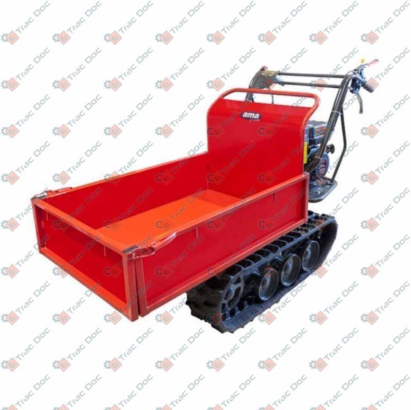 TAG300T TRACKED MOTORCYCLE CAPACITY 300 KG. WITH LONCIN 6.5 HP ENGINE - AMA RICAMBI - 90900 - Image 5