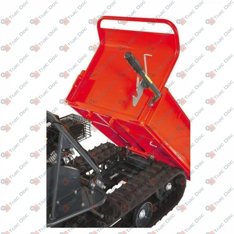 TAG300T TRACKED MOTORCYCLE CAPACITY 300 KG. WITH LONCIN 6.5 HP ENGINE - AMA RICAMBI - 90900 - Image 4