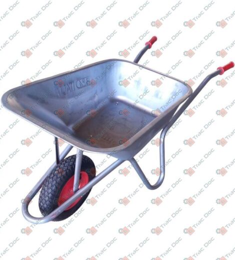 CARRIOLA DA GIARDINO ZINCATA CAPACITA' 100 LITRI - AMA RICAMBI - 96570