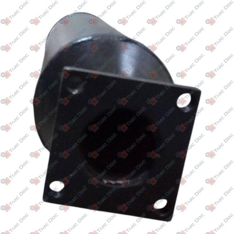 SILENZIATORE DI SCARICO CON FLANGIA A 4 FORI TIPO FIAT ALLIS - CERMAG - 11887