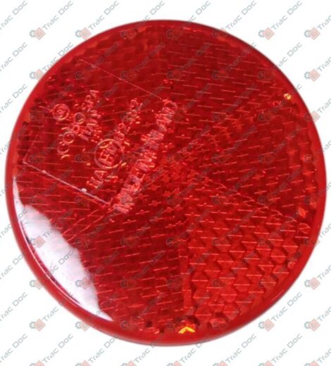 CATADIOTTRO POSTERIORE ROSSO DIAMETRO 60 mm. ADESIVO - CERMAG - 35557