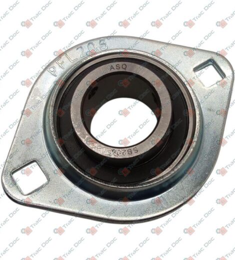 SUPPORTO CUSCINETTO DIAMETRO 25 mm. CON FLANGIA IN LAMIERA SBPFL 205 - CERMAG - 64650