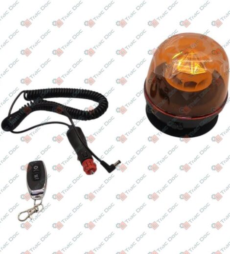 12/24V WIRELESS LED FLASHING LIGHT WITH REMOTE CONTROL AND BATTERY - AFTERMARKET - 103PM5440