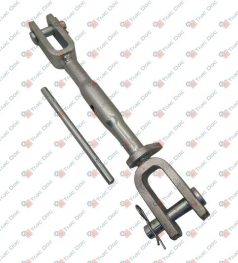 VERTICAL LIFTING TIE ROD LENGTH 380 - 530 mm. WITH 18 mm DIAMETER HOLES. - SABA AGRISERVICE GEST - 203.00.50