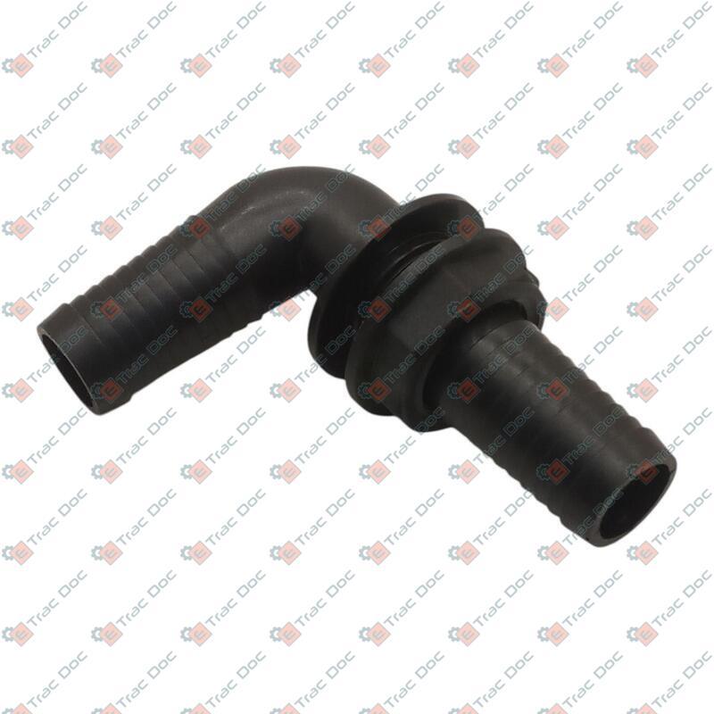 RACCORDO PORTAGOMMA CURVO PER TUBO DIAMETRO 25 mm. - SABA AGRISERVICE GEST - 8118426