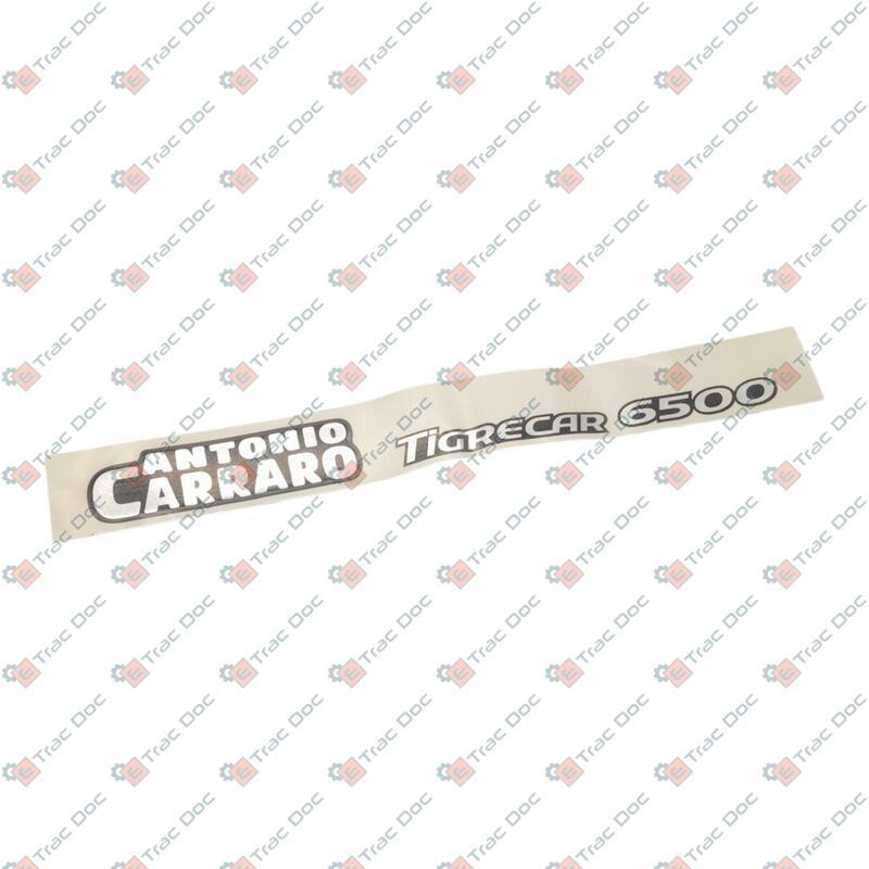 TIGRECAR 6500 RIGHT HOOD DECAL - ANTONIO CARRARO - 35105578