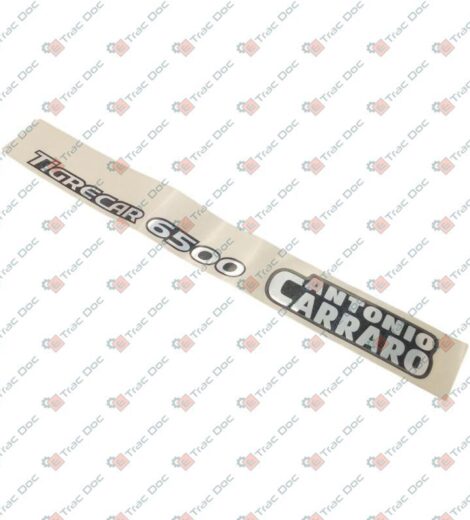TIGRECAR 6500 LEFT HOOD DECAL - ANTONIO CARRARO - 35105579