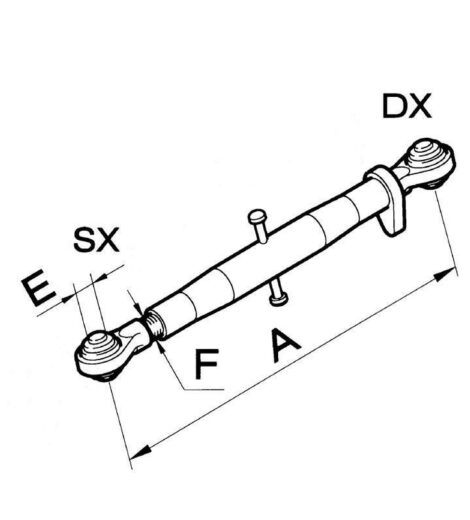 TERZO PUNTO MECCANICO D=19/19 L=260/335 - LANDINI - 4203615M91
