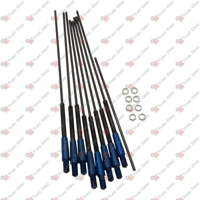 KIT OF 9 CARBON RODS MODIFIED TYPE OLIVELOX BA3 - PATERLINI - 722.141