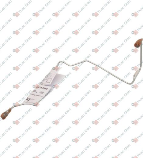 TUBO RIGIDO SAGOMATO FRENO POSTERIORE - SAME - LAMBORGHINI - HURLIMANN - DEUTZ FAHR - 0.027.7240.3