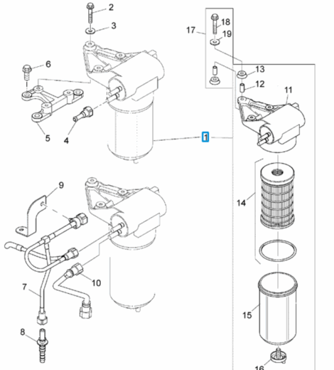 POMPA A/C ELETTRICA TIPO PERKINS ULPK 0038/A - 0040 - LANDINI - 6680359A1