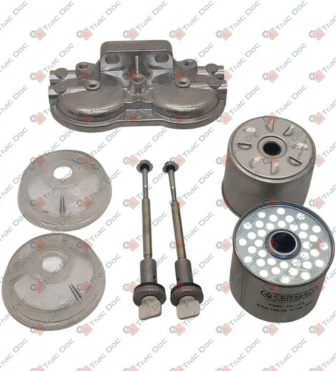 SUPPORTO DOPPIO CON FILTRI GASOLIO TIPO CAV - CERMAG - 11837