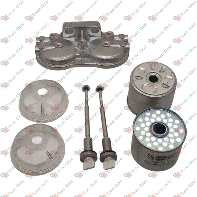 SUPPORTO DOPPIO CON FILTRI GASOLIO TIPO CAV - CERMAG - 11837