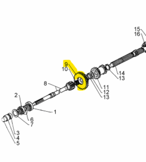 FAST REDUCED GEAR - GOLDONI - 00003571