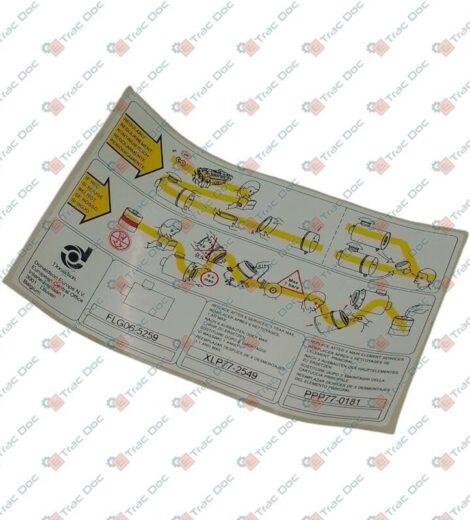 ADESIVO MANUTENZIONE FILTRO ARIA - LANDINI - 3310359M2