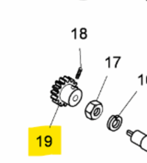 POMELLO REGOLAZIONE SOLLEVATORE - LANDINI - 3683319M2