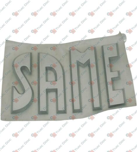 SCRITTA ANTERIORE SAME - SAME - LAMBORGHINI - HURLIMANN - DEUTZ FAHR - 0.019.8897.0