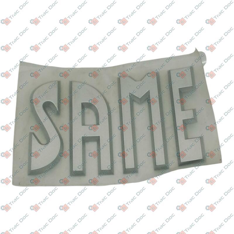 SCRITTA ANTERIORE SAME - SAME - LAMBORGHINI - HURLIMANN - DEUTZ FAHR - 0.019.8897.0