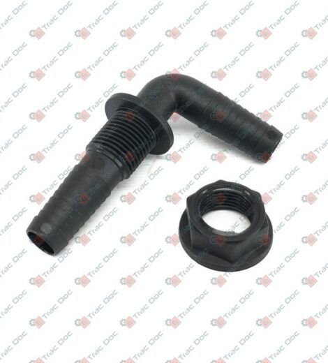 RACCORDO PORTAGOMMA CURVO PER TUBO DIAMETRO 15 mm. - SABA AGRISERVICE GEST - 8118215