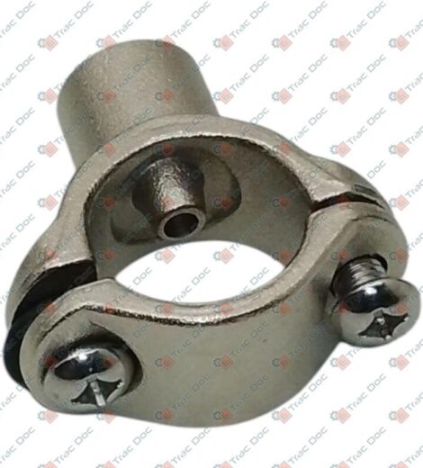 BRASS CLAMP FOR STAINLESS STEEL PIPE DIAMETER 1/2" = 21 mm. - CERMAG - 25065