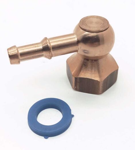 ATTACCO PORTAGOMMA GIREVOLE 3/4" PER AVVOLGITUBO - CERMAG - 26077