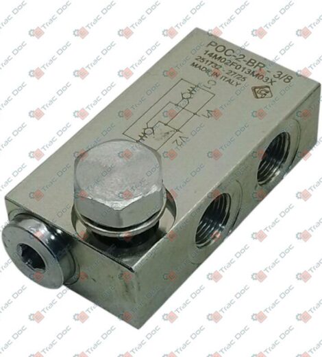 VALVOLA DI BLOCCO 3/8" COMPATTA - CERMAG - 84237