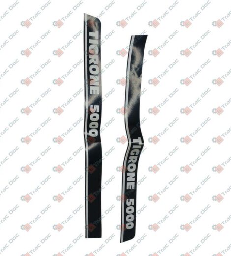 COPPIA ADESIVI COFANO TIGRONE 5000 SERIE 21 - 22 - ANTONIO CARRARO - 35105044