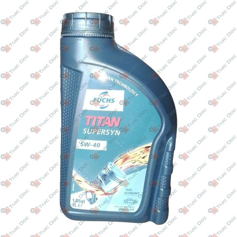 FUCHS TITAN SUPERSYN 5W40 1 LITER ENGINE OIL - LANDINI - 602003195