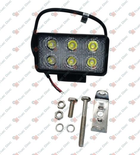 FARO DA LAVORO 6 LED 1440 LM CON STAFFA - CERMAG - 95101