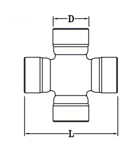 CROCIERA 24x65 SEMIASSE RUOTA ANTERIORE - LANDINI - 6641597A1
