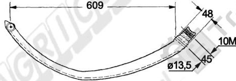 AGO PRESSA RACCOGLITRICE SGORBATI  FILO FERRO - L'AGRICOLA RICAMBI - 59050