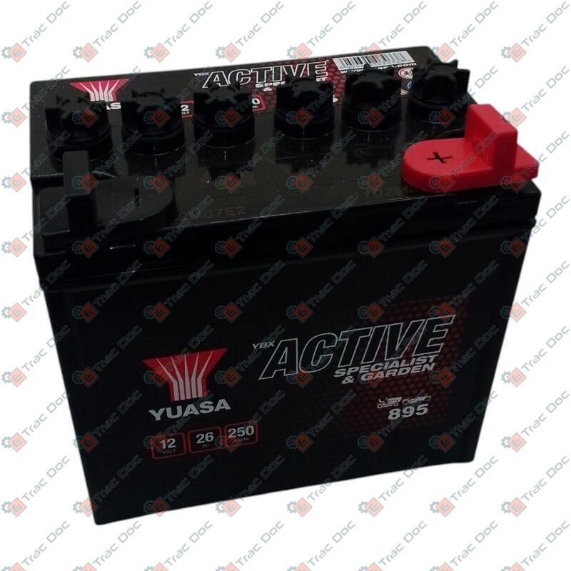 BATTERY 12V. 26Ah 187x127x181 mm. YUASA 895 - AFTERMARKET - 26Y