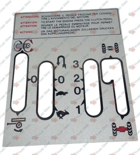 TRANSMISSION CONTROL PLATE - BCS - F0150120081