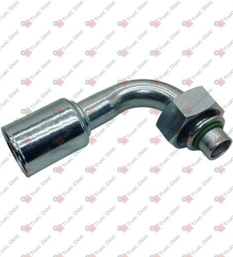 1' THREADED CURVED CONNECTOR FOR 1/2" AIR CONDITIONING PIPE - CERMAG - 05178